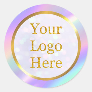 Sticker Rond Concevez votre propre entreprise de logo moderne p