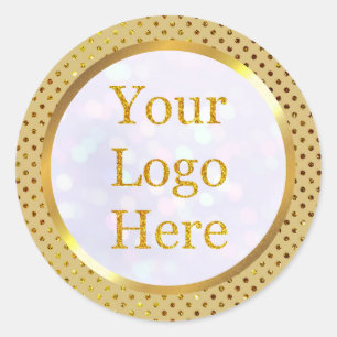 Sticker Rond Concevez votre propre entreprise de logo moderne p