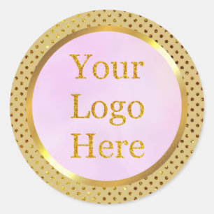 Sticker Rond Concevez votre propre entreprise de logo moderne p