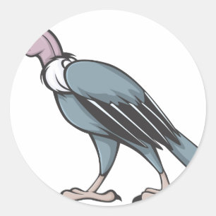 Sticker Rond Condor andin fou