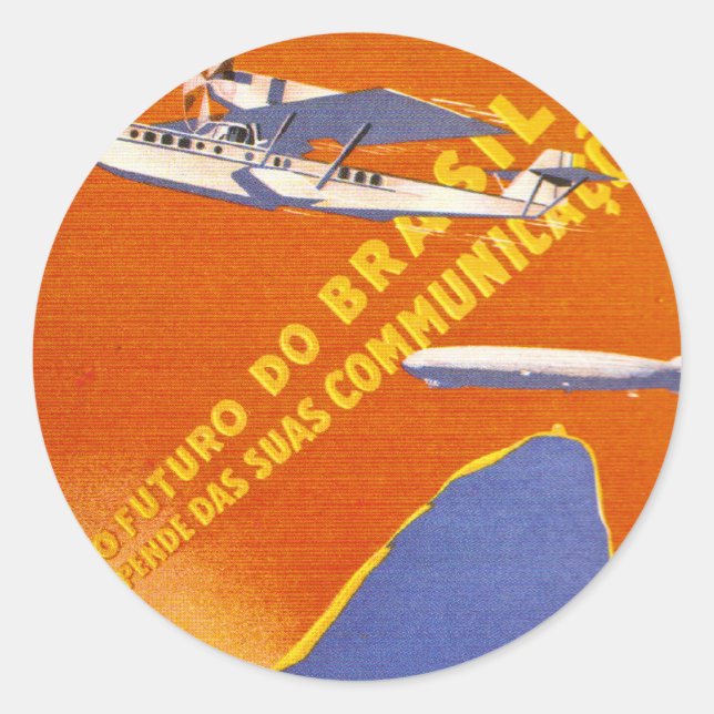 Sticker Rond Condor ~ Service aérien brésilien (Devant)