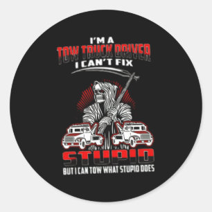 Sticker Rond Conducteur de camion de remorque