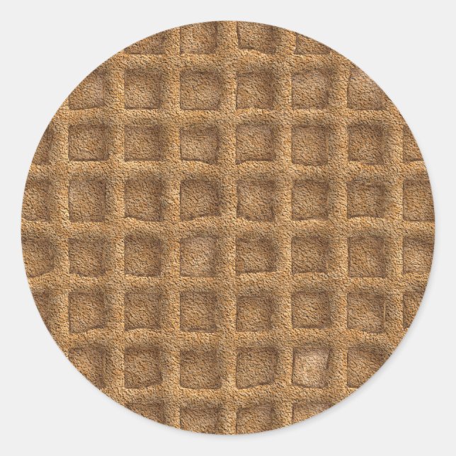 Sticker Rond Cône gaufre (Devant)