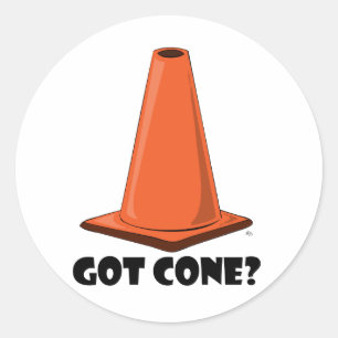 Sticker Rond CÔNE OBTENU 2t