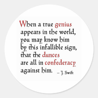 Sticker Rond Confédération des Dunces