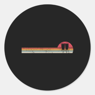 Sticker Rond Congas Player Drummer Musicien Conga Pour