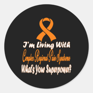 Sticker Rond conscience régionale complexe du syndrome de doule
