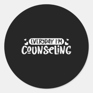 Sticker Rond Conseil en santé tous les jours - Cadeau de consei