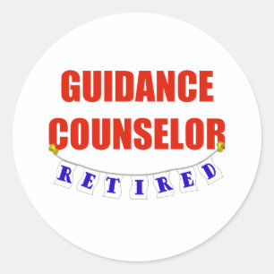 STICKER ROND CONSEILLER EN ORIENTATION RETRAITÉE