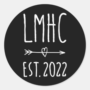 Sticker Rond Conseiller en santé mentale agréé 2024
