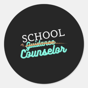 Sticker Rond Conseiller scolaire Pas Conseiller d'orientation