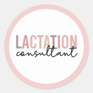 Sticker Rond Conseillère en lactation Conseillère en allaitemen