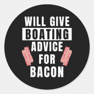 Sticker Rond Conseils de navigation pour capitaine de bateau co