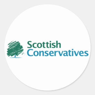Sticker Rond Conservateurs écossais