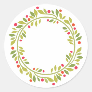 Sticker Rond Conserves rustiques Confiture ou pickles maison
