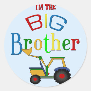 Sticker Rond Construction Big Brother