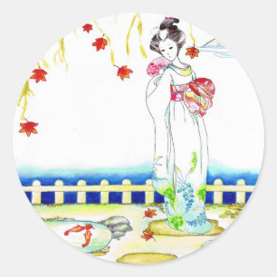 Sticker Rond Contemplation