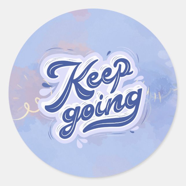 Sticker Rond Continuez (Devant)