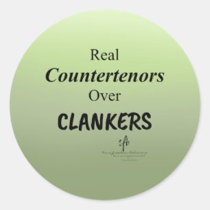 Sticker Rond Contreténors sur le green de Clankers Anti-déverse