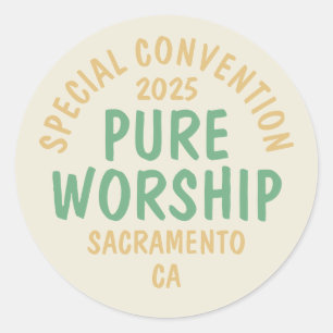 Sticker Rond Convention spéciale de 2025   JW