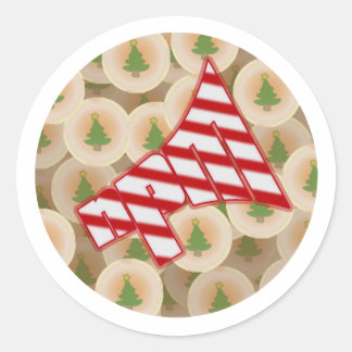 Sticker Rond Cookie de Noël NPM
