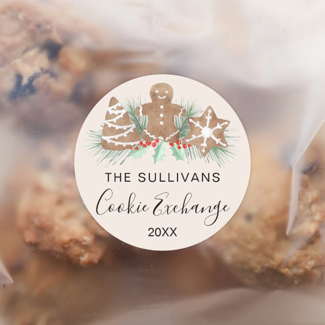 Sticker Rond Cookie Exchange (Créateur téléchargé)