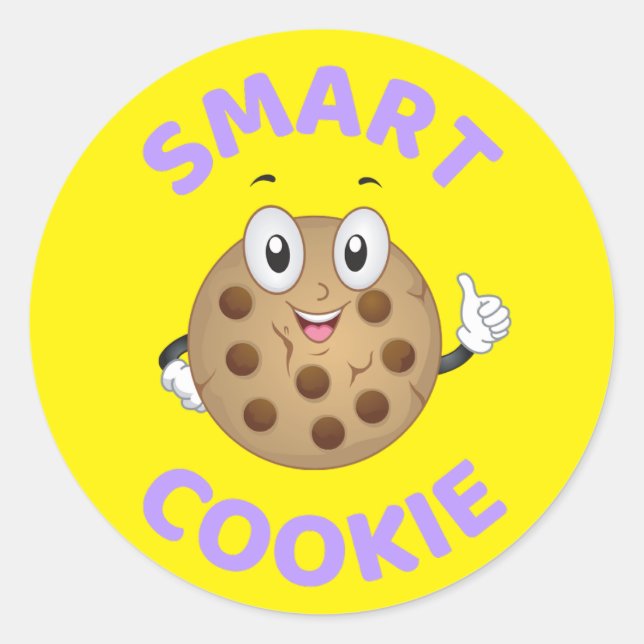Sticker Rond Cookie intelligent (Devant)