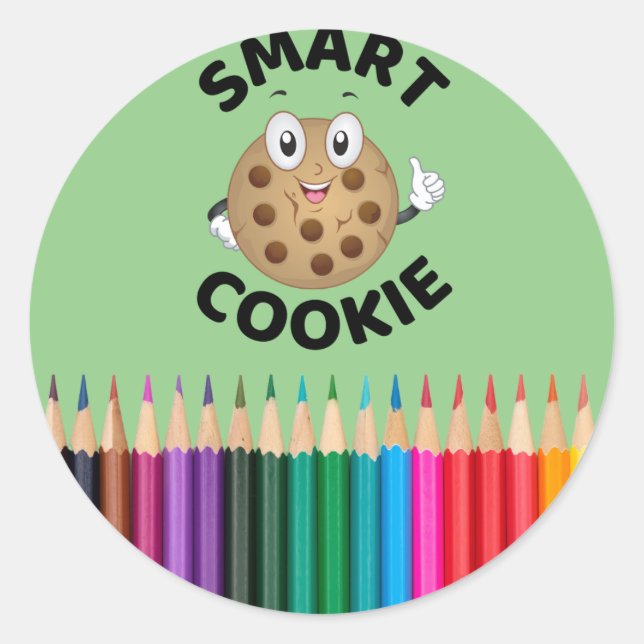 Sticker Rond Cookie intelligent (Devant)