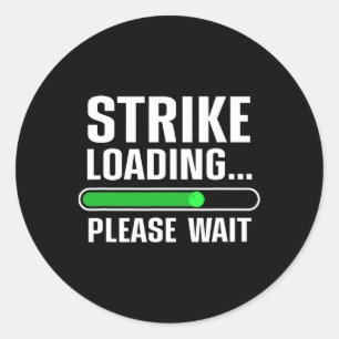 Sticker Rond Cool Bowling Art Pour Hommes Femmes Bowler Bowling