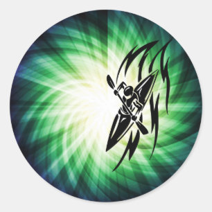 Sticker Rond Cool Kayaking