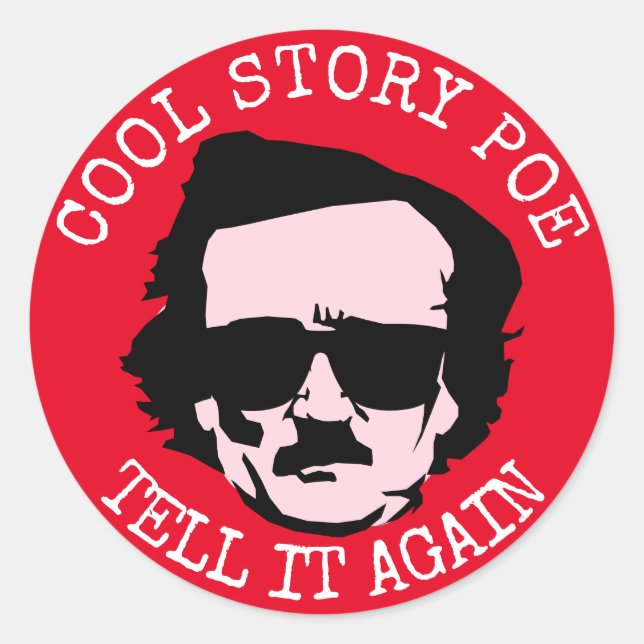 Sticker Rond Cool Story Poe (Devant)