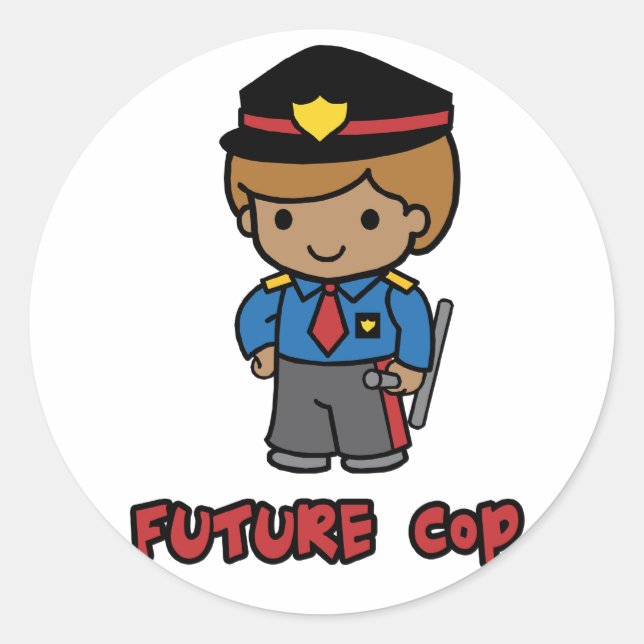 Sticker Rond Cop (Devant)