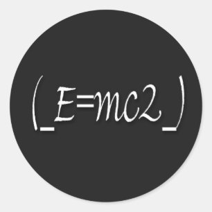 Sticker Rond copie (_E=mc2_)