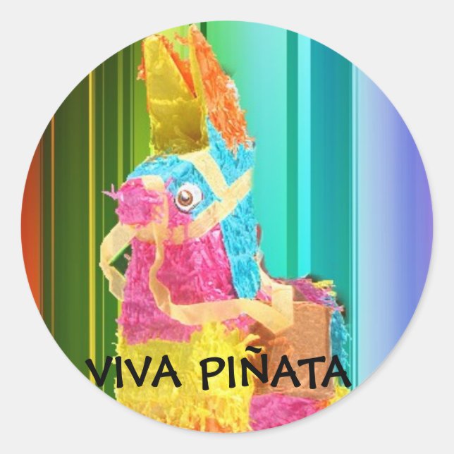 Sticker Rond Copie PINATA, VIVA PIÑATA (Devant)