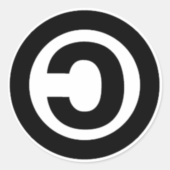 STICKER ROND COPYLEFT (Devant)