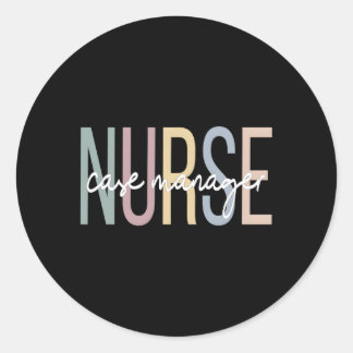 Sticker Rond Coque en soins infirmiers Aget Boho Infirmière Coq