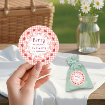 Coquette Berry Premier Anniversaire Rouge Gingham