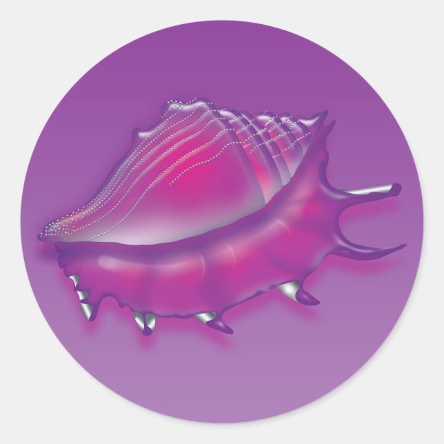 Sticker Rond Coquillage (Devant)