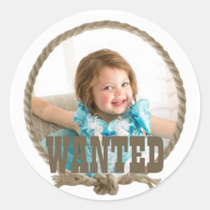 Sticker Rond Corde circulaire conception photo occidentale
