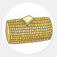 Corne rôtie sur le beurre de cuisson Pique-nique d