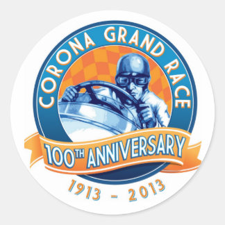 Sticker Rond Corona Road passe le 100e anniversaire