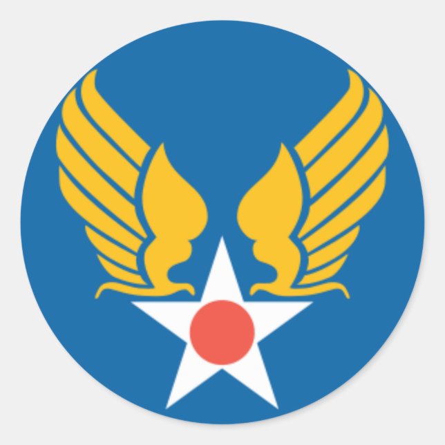 Sticker Rond Corps d'armée de l'air (Devant)