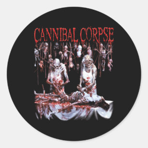 Sticker Rond Corpse Cannibale - Marchandises Officielles Bachet