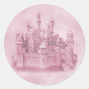 Sticker Rond Correspondance des Mariages d'enveloppes Princess 