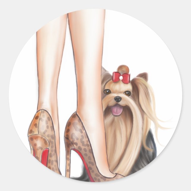 Sticker Rond Correspondance parfaite (Devant)