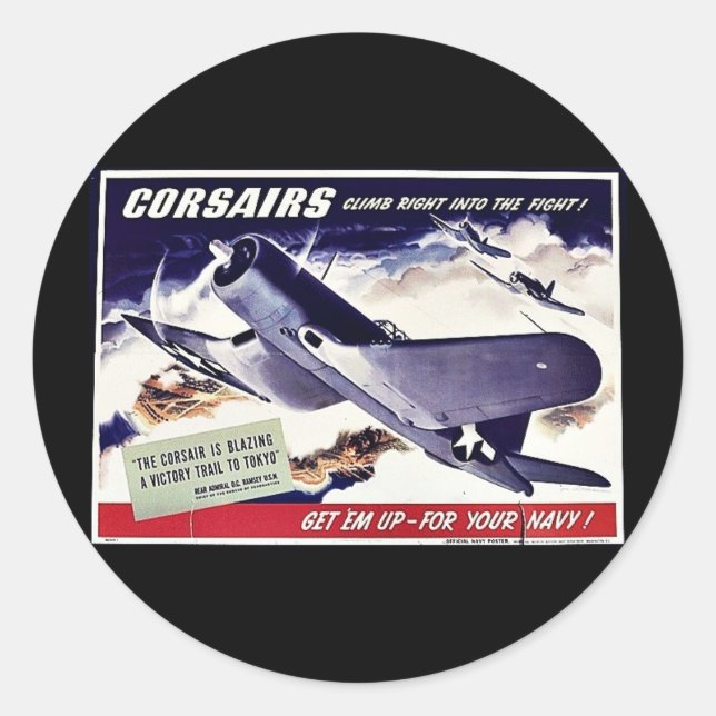 Sticker Rond Corsaires (Devant)