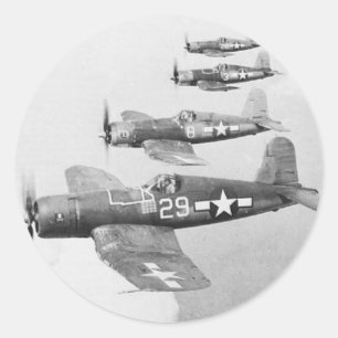 STICKER ROND CORSAIRES DE VF-17 F4U4