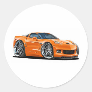 Sticker Rond corvette