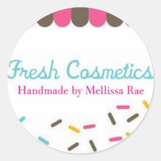 Sticker Rond Cosmétique fraîche