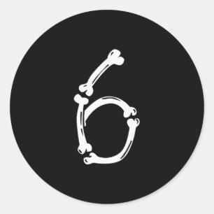 Sticker Rond Costume de couple N°6 Duo 67 Six Sept Mème Drôle 6